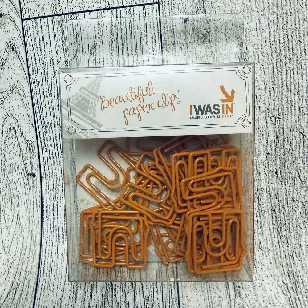 Arc de Triomphe Paris France Parisian‎ Shaped Paperclips Stationary Journaling